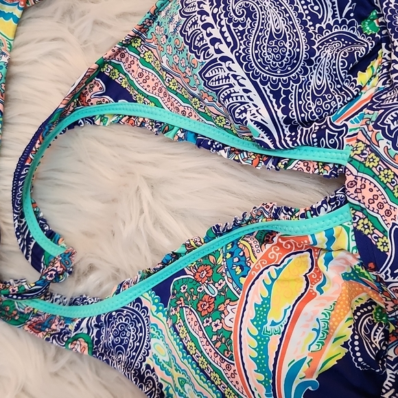 NWT Kenneth Cole Reaction Paisley Print Bikini Set, Size S - Picture 13 of 15